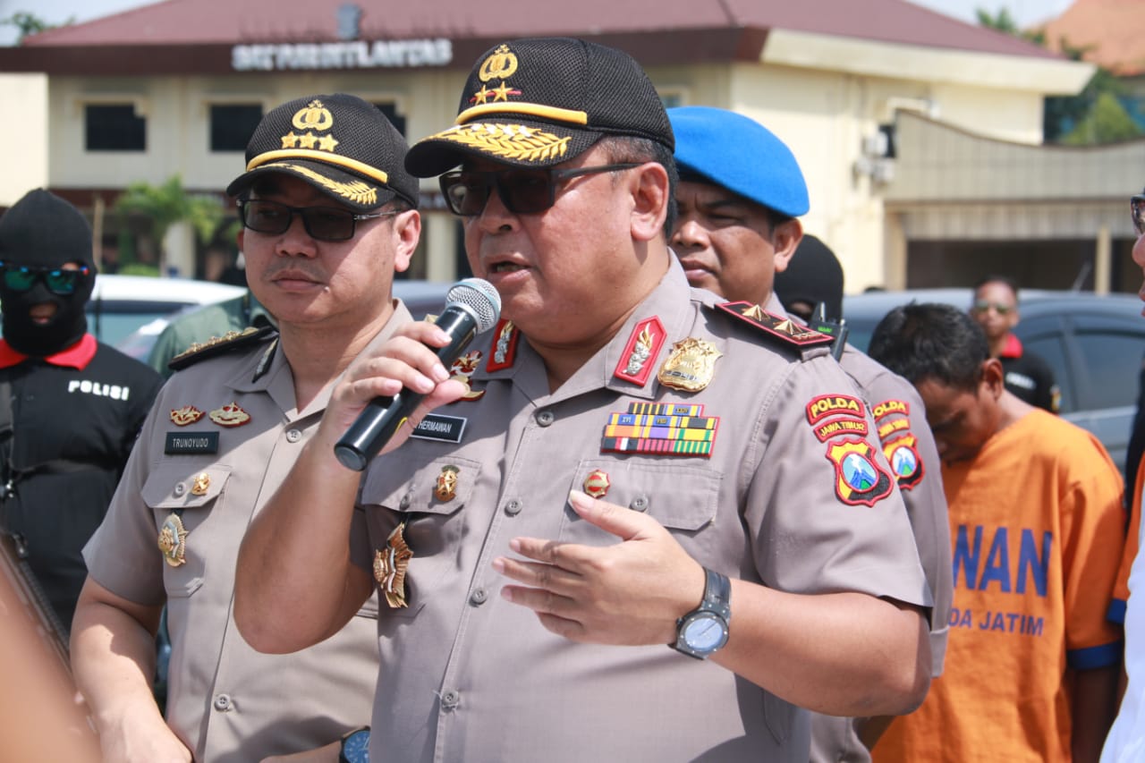 Sindikat Street Crime Digulung Polda Jatim