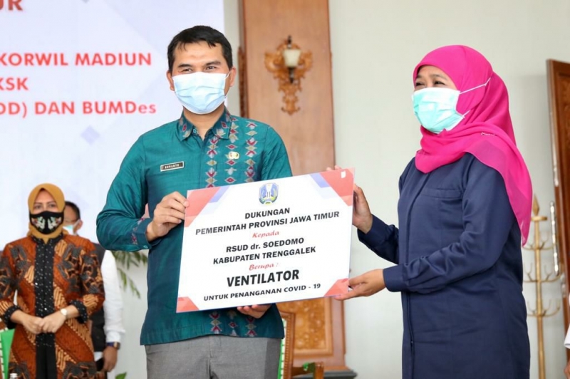 15 RS Rujukan Di Madiun Terima 25 Unit Ventilator Dari Gubernur Khofifah