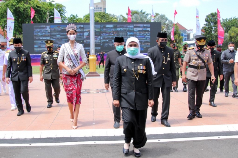 Pemprov Jatim Jadi Percontohan Pengendalian Covid-19 Nasional