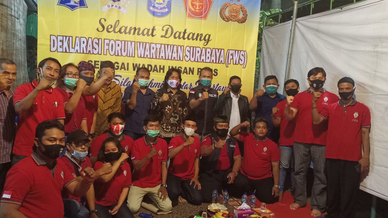 Ucapkan ‘Selamat & Sukses’ Deklarasi FWS (Forum Wartawan Surabaya), Ini Pesan Pemred Gerbang News