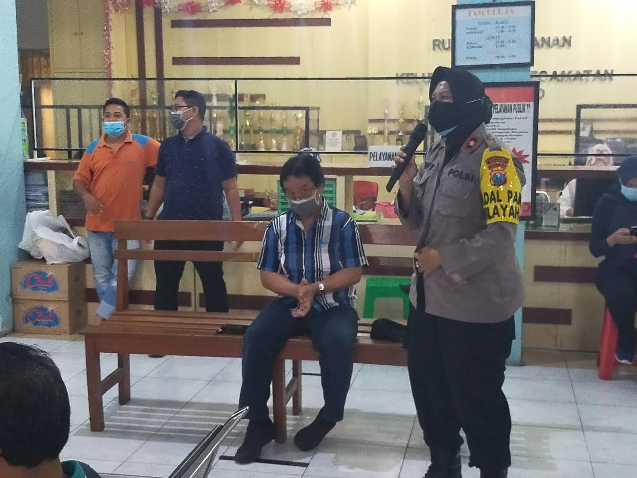 Kapolsek Mulyorejo Ikuti Simulasi Pemungutan dan Penghitungan Surat Suara