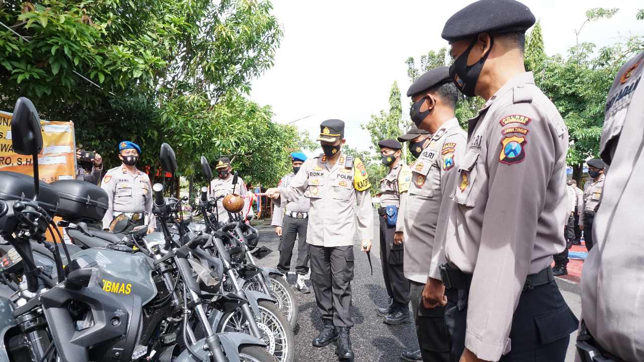 Dukung Kinerja Bhabinkamtibmas, Kapolres Bangkalan Beri Fasilitas Kendaraan Bermotor