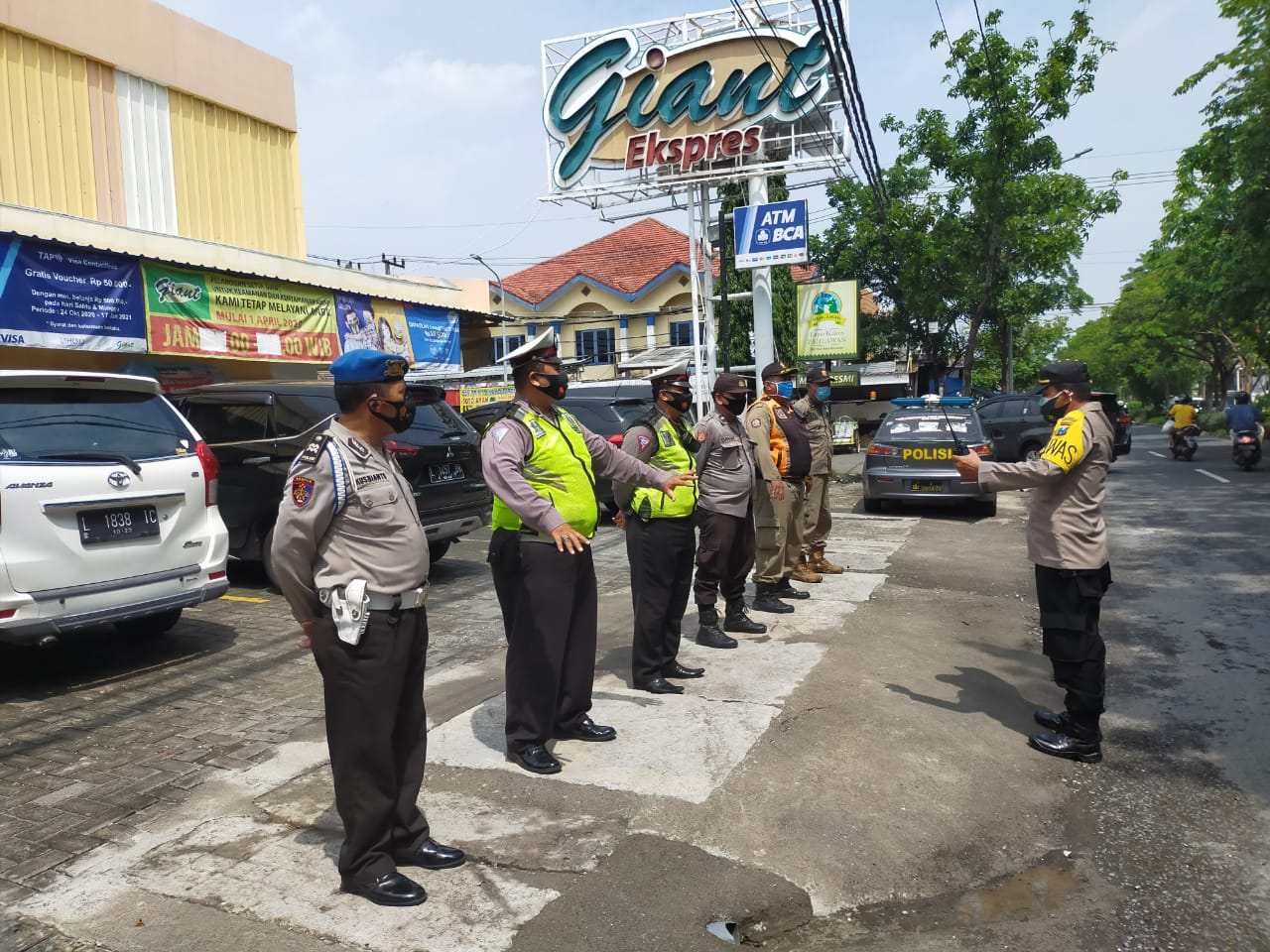 Hari Pertama PPKM, Polsek Mulyorejo Langsung Tancap Gas Laksanakan Operasi Yustisi