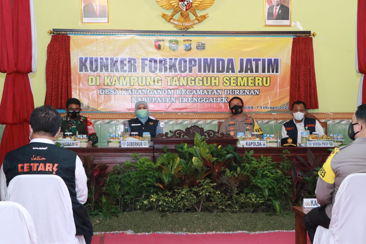 Lawan Covid-19, Forkopimda Jatim Berikan Dukungan di Dua Kabupaten