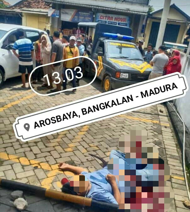 Tragedi Pembunuhan di Depan Mini Market, Team Gabungan Polisi Bangkalan Kejar Pelakunya