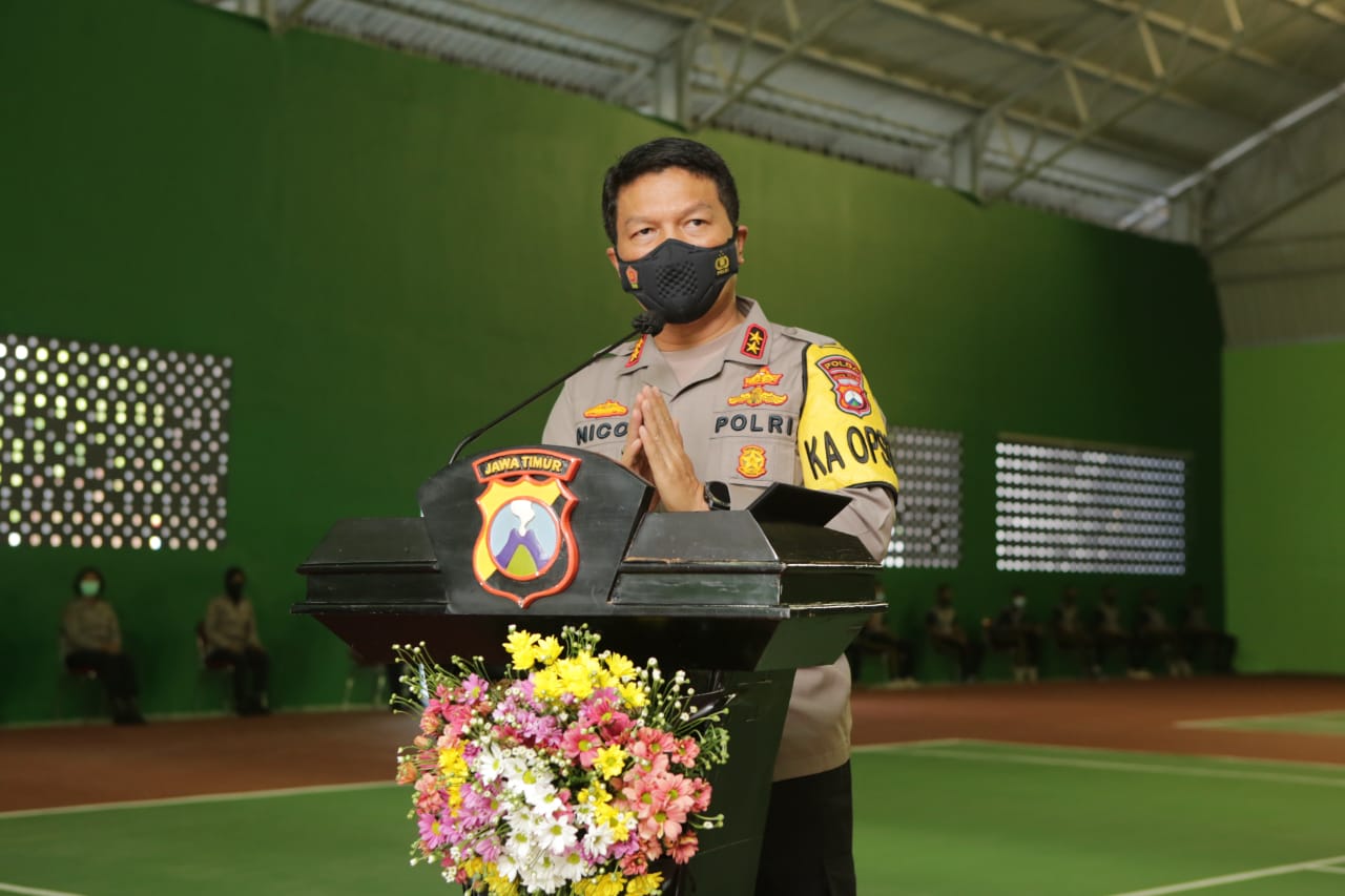 Lapangan Tenis Presisi Diresmikan Kapolda Jatim