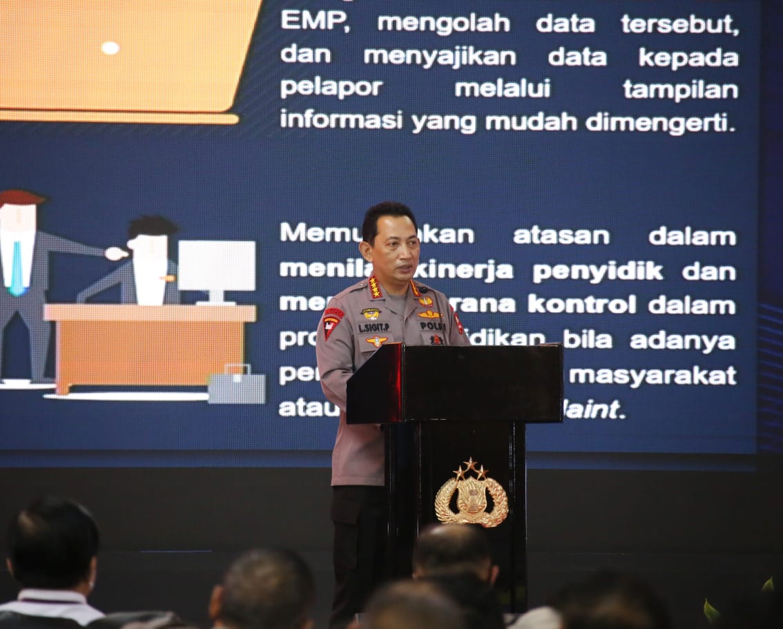 Kapolri Berharap SP2HP Online dan e-PPNS Tidak Ada Sumbatan Komunikasi dan Informasi