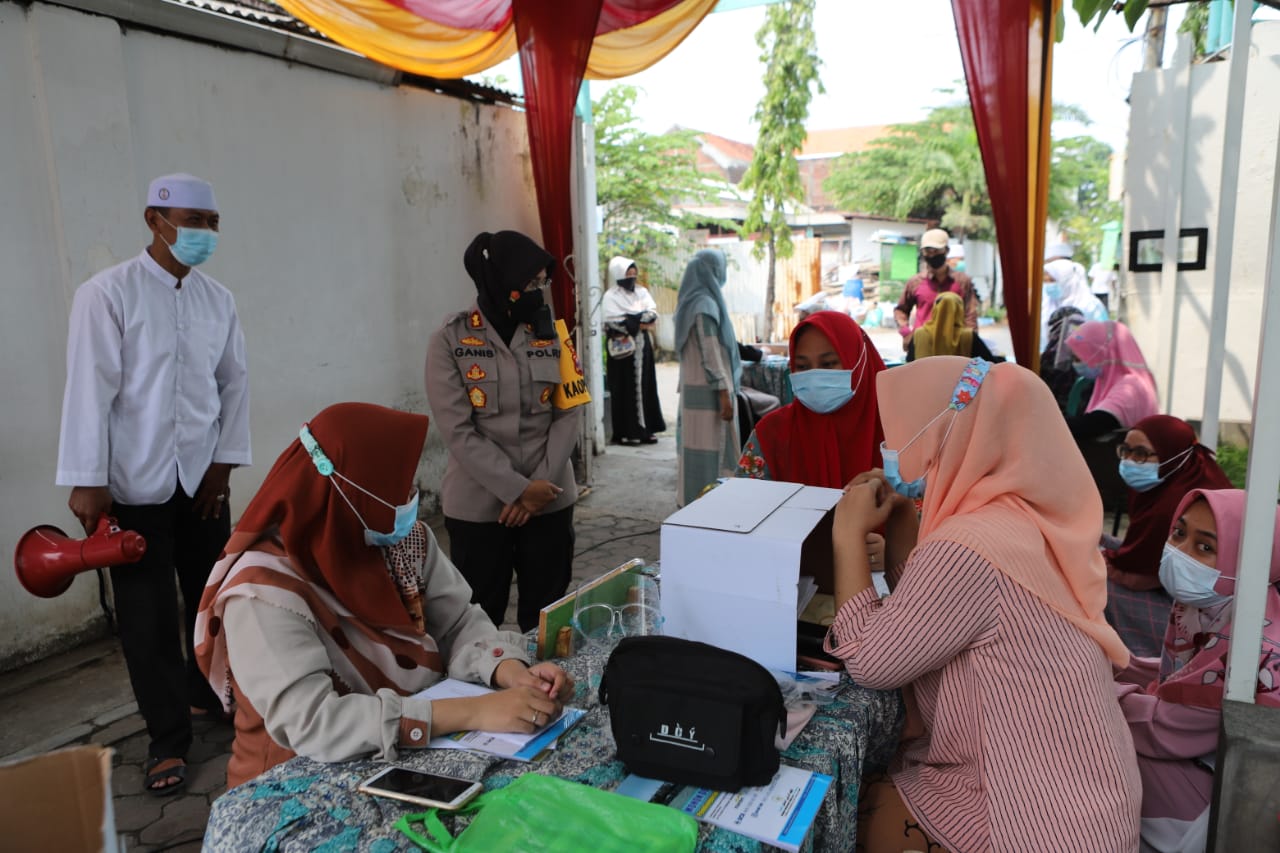 Di Ponpes Assalafi Alfitroh, Kapolres Pelabuhan Tanjung Perak Titip Pesan Prokes