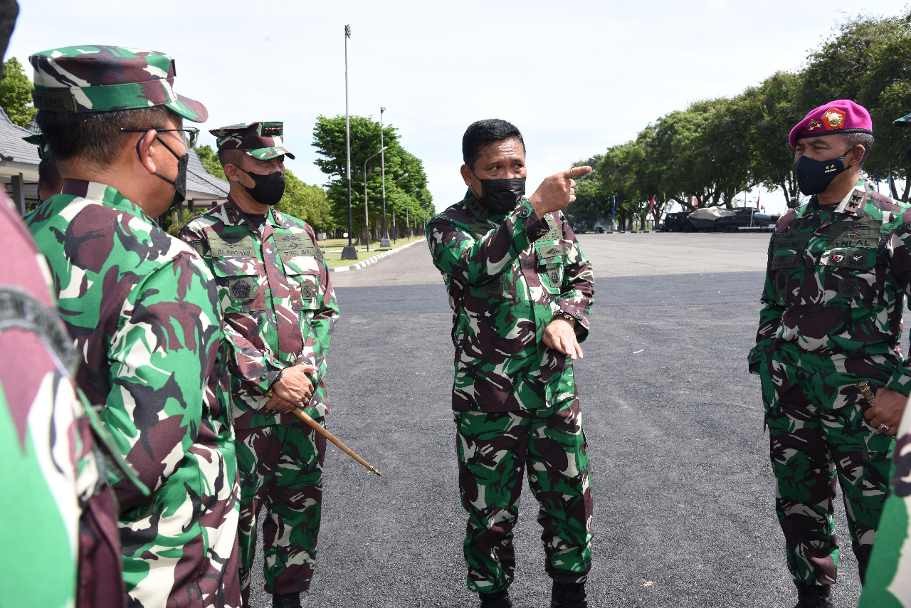 H-1 Jelang Praspa, Wakil Kepala Staf Angkatan Laut Cek Kesiapan Akhir AAL