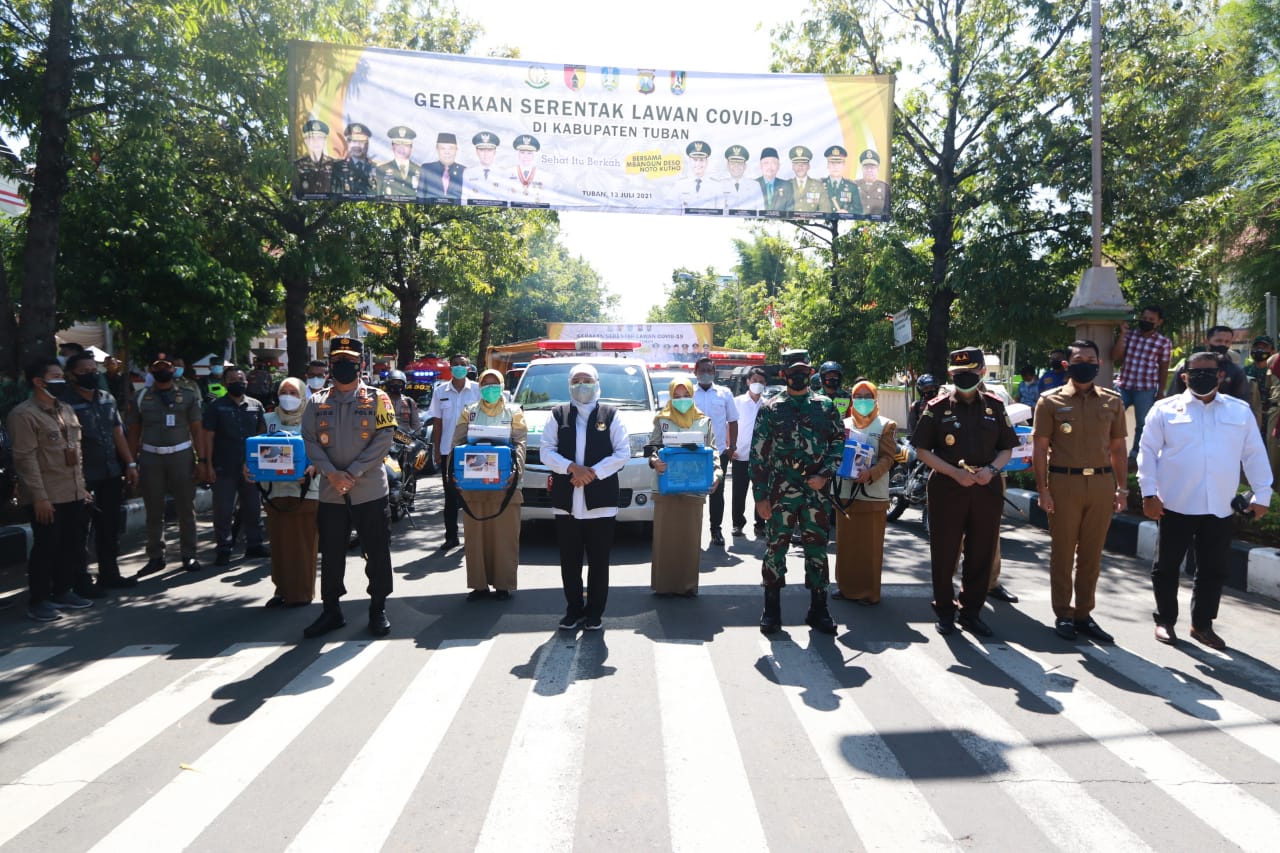 Gerakan Lawan Covid-19 di Tuban Diapresiasi Forkompimda Jatim