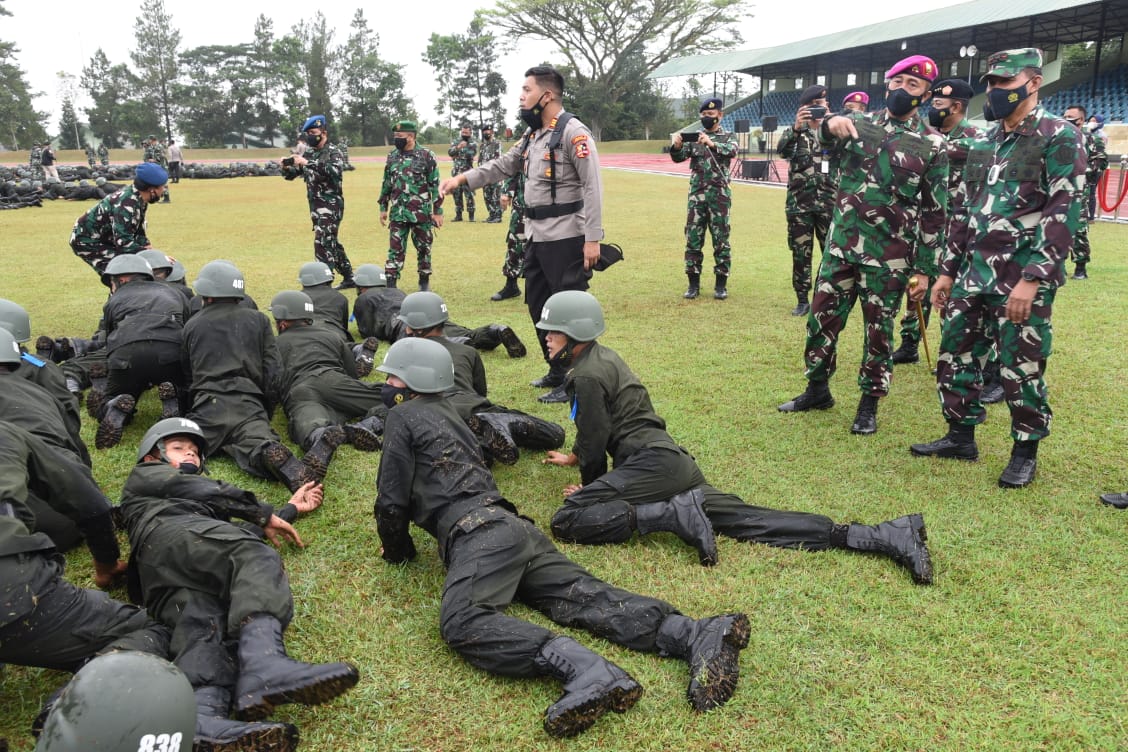 Pembukaan Diksar Integrasi Taruna Akademi TNI-Akpol Dihadiri Gubernur AAL