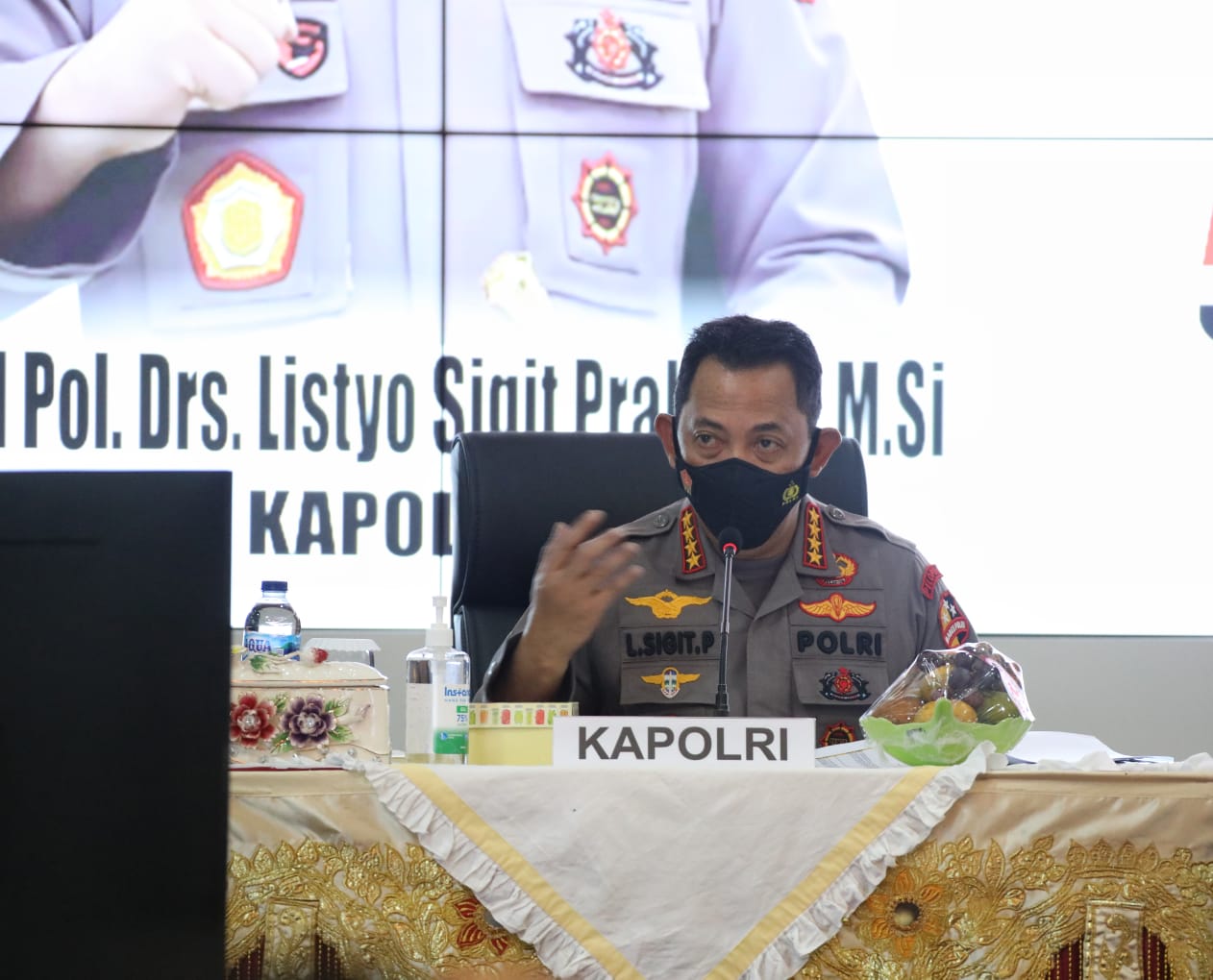 Kapolri Tegaskan Disiplin Protokol Kesehatan di Sumatera Barat Tidak Boleh Kendor