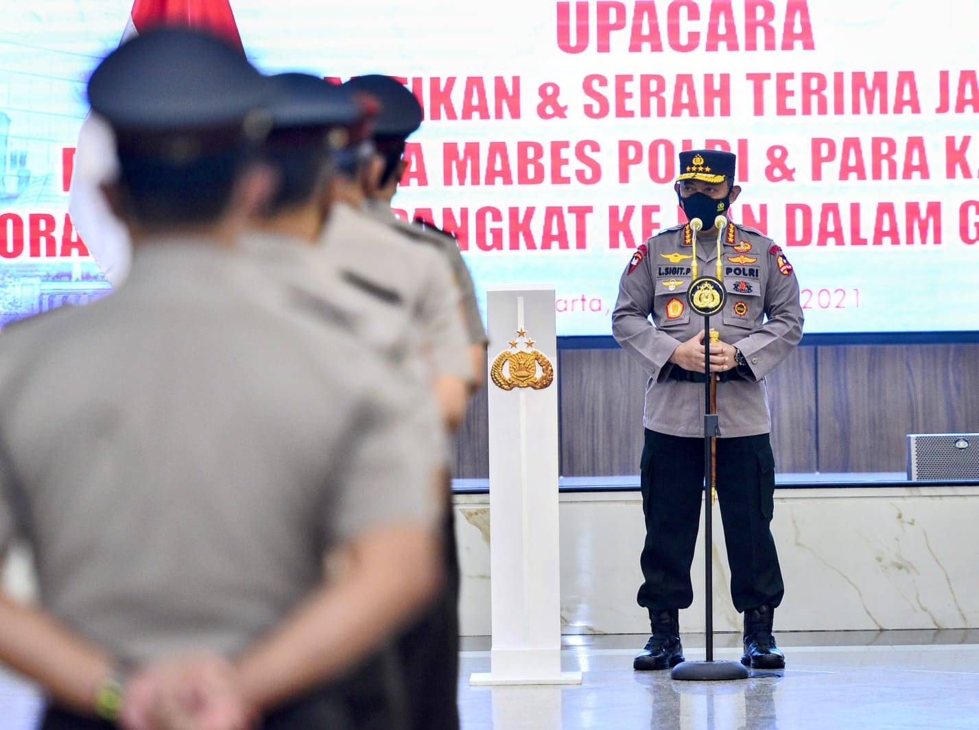 Kapolri Lantik Perwira Tinggi Hingga Kapolda, Ini Pesannya