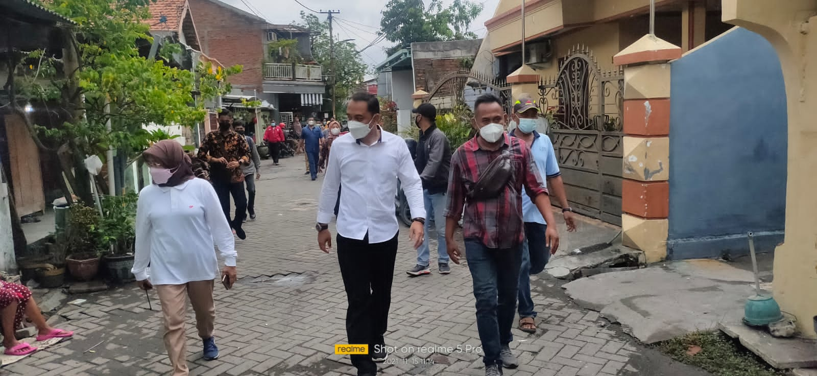 Gorong-Gorong Macet di Kampung Lebak Langsung Ditindaklanjuti Walikota Surabaya