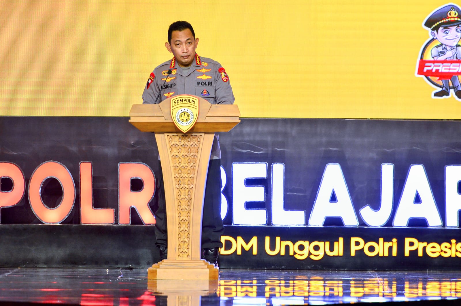 Ini Pernyataan Kapolri Dalam Penutupan Rakorbin SDM Polri di Yogyakarta