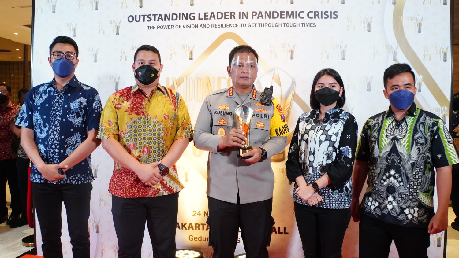 Indonesia Award 2021 Penanganan Sosial di Tengah Pandemi Diraih Polresta Sidoarjo