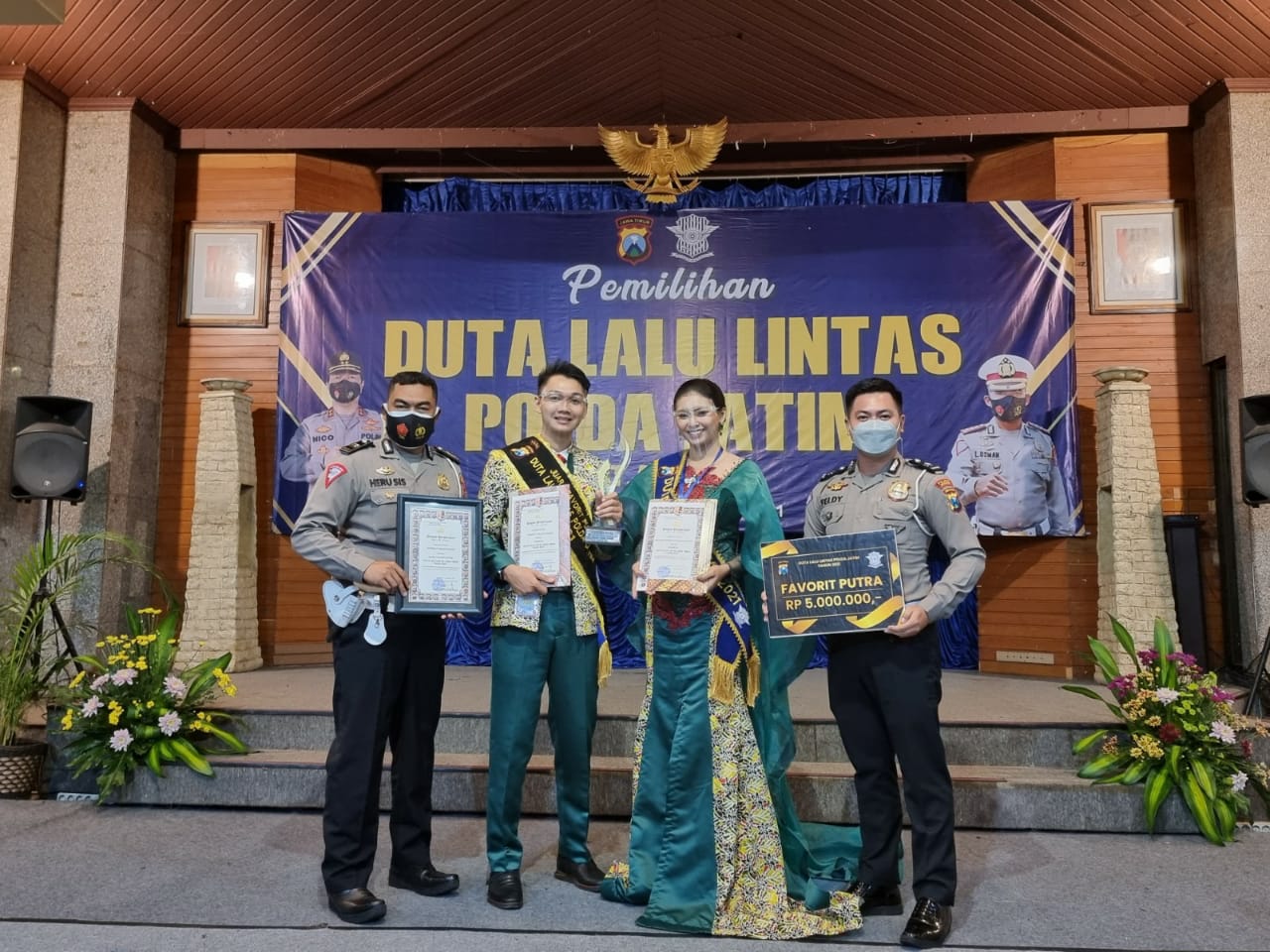 Juara Favorit Duta Lalu Lintas Polda Jatim 2021 Diraih Satlantas Polres Jember