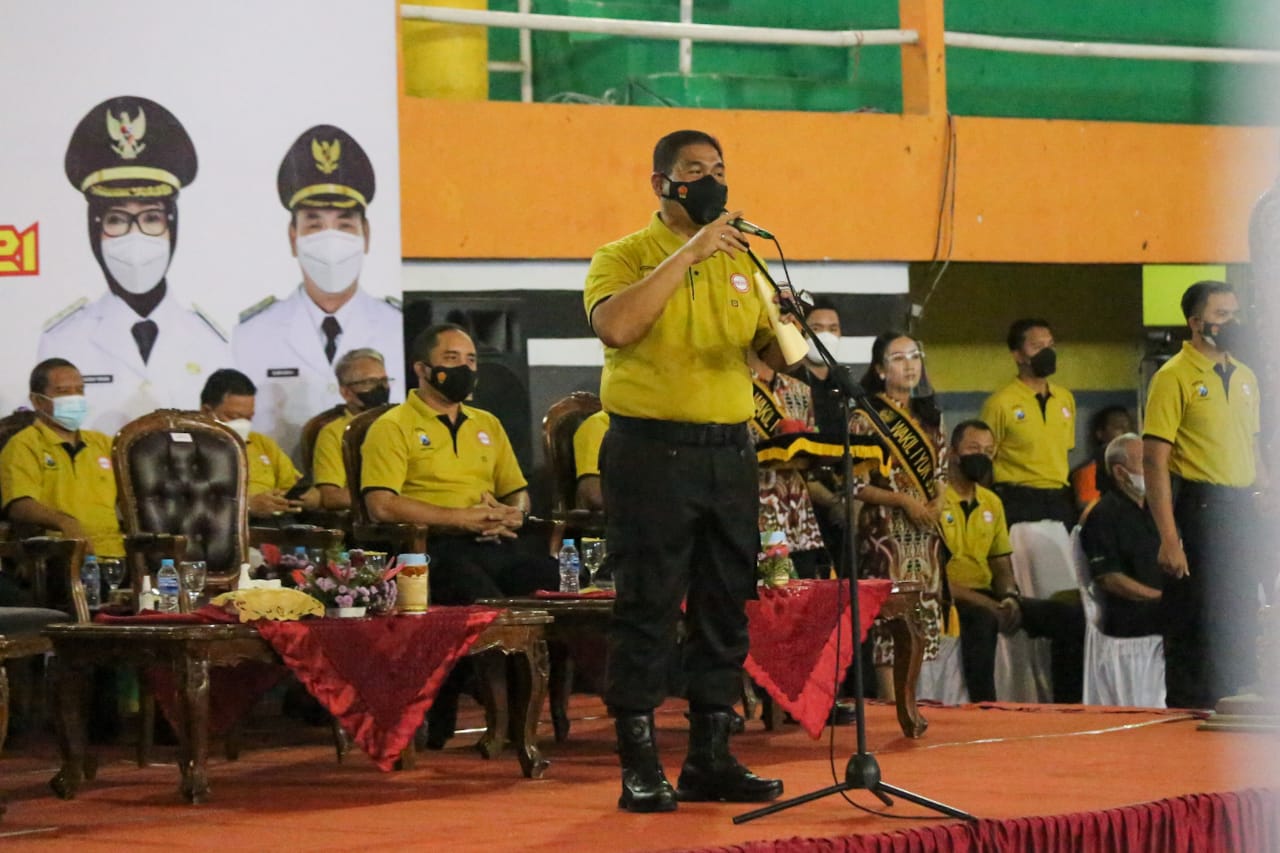 Wakapolda Jatim Buka Kejuaraan Provinsi Bola Voli 2021 di Jombang