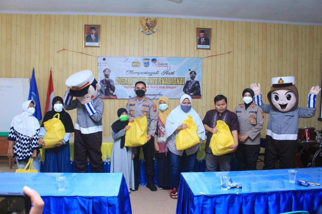 Kejutan Polres Jember di Hari Disabilitas Internasional 2021