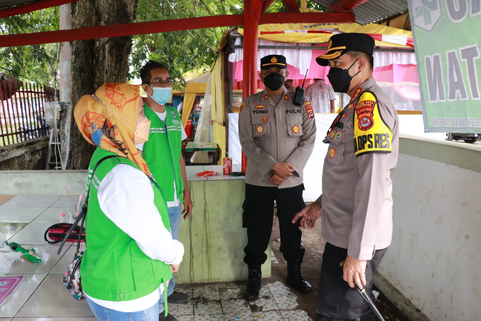 Peninjauan Kapolresta Tangerang di Wisata Tanjung Kait dan Vihara Tjo Soe Kong Pastikan Prokes