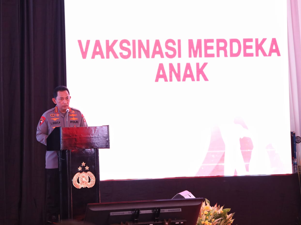 Launching Vaksinasi Merdeka Anak Serentak di 30 Provinsi di Indonesia