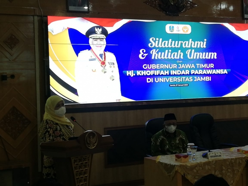 Gubernur Jatim Beri Kuliah Umum di Universitas Jambi