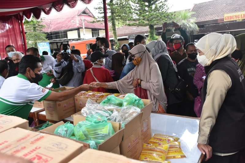 Pemprov Gelar Operasi Pasar Minyak Goreng di Kota Malang