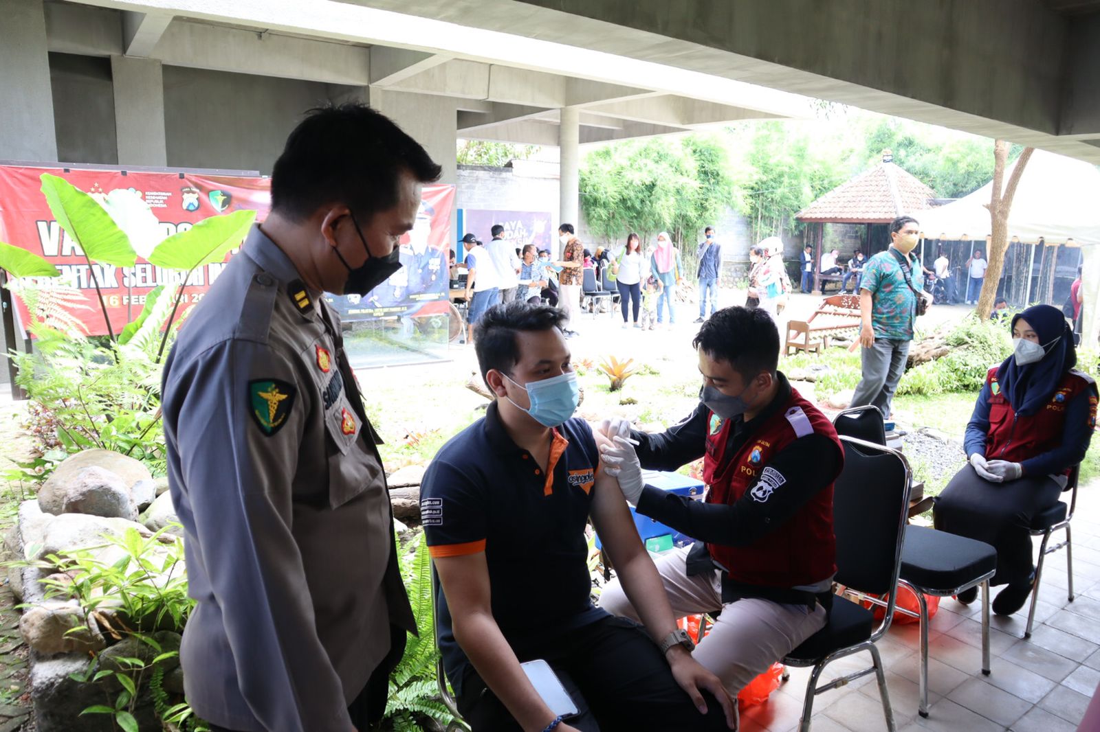 Arahan Kapolri, Polresta Banyuwangi Gerak Cepat Tingkatkan Akselerasi Vaksinasi