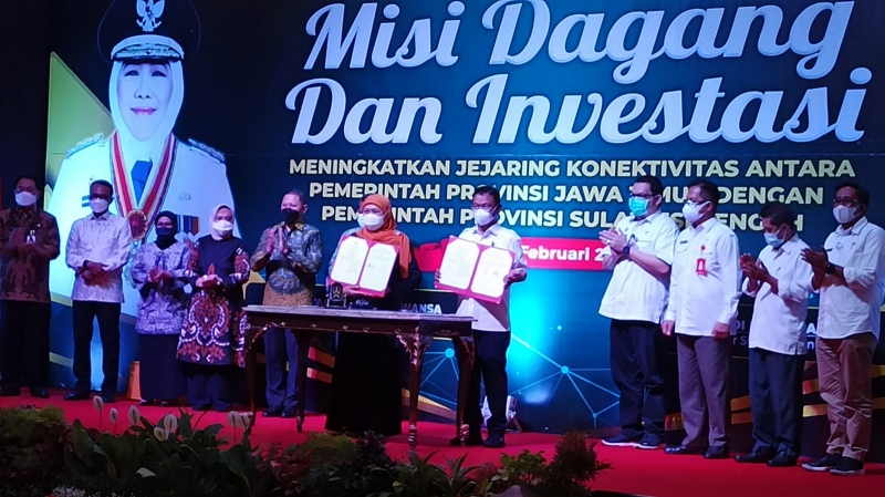 Gubernur Sulteng Kerjasama Dagang dan Investasi dengan Gubernur Jatim