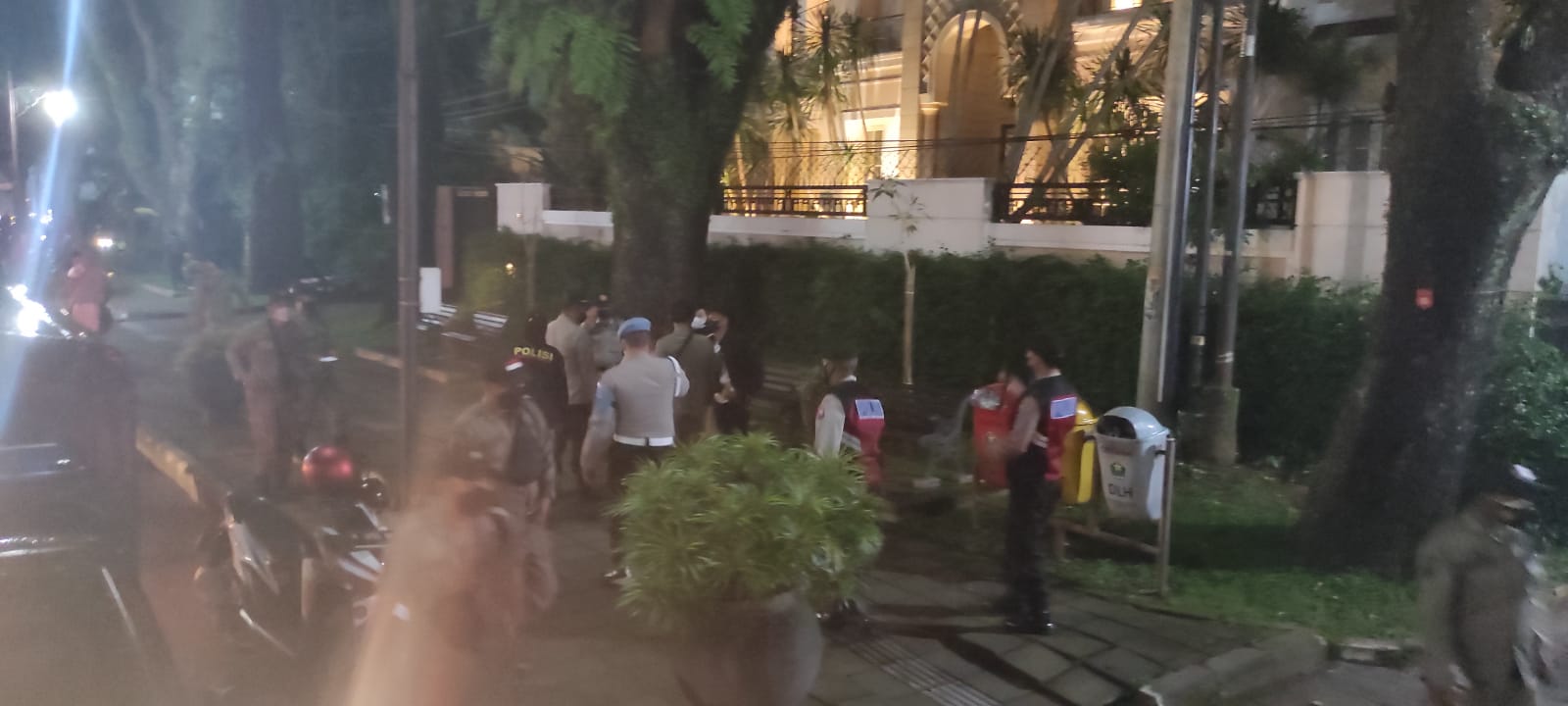 Masifkan Patroli Malam, Sat Samapta Polresta Malang Kota Pantau Fasum