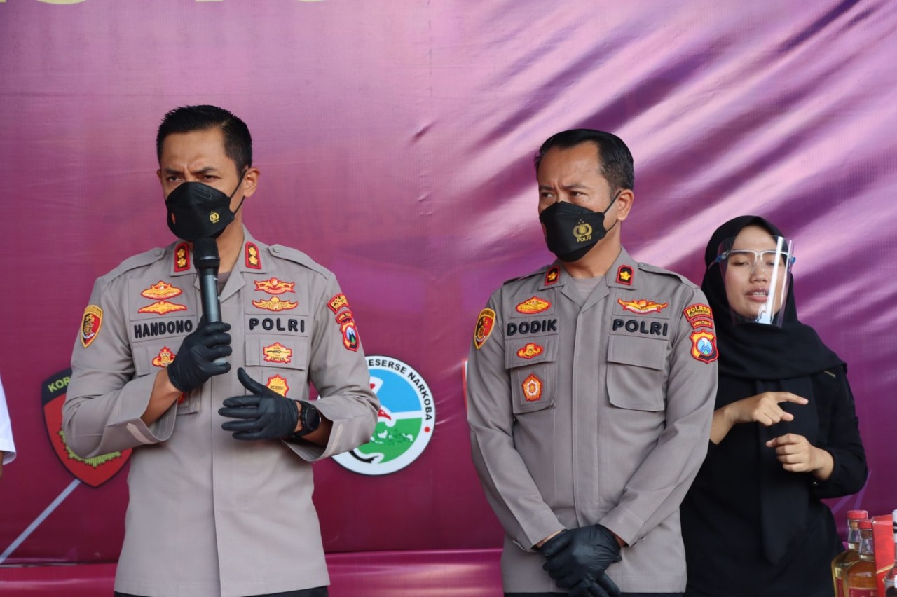 Selama Dua Bulan, Polres Tulungagung Berhasil Mengungkap 31 Kasus Narkotika