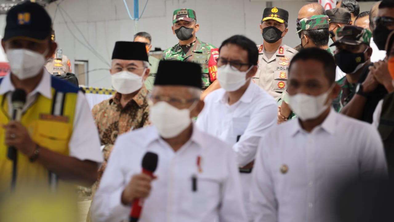 Forkopimda Jatim Mendampingi Wapres RI Kunjungan Kerja di Lumajang