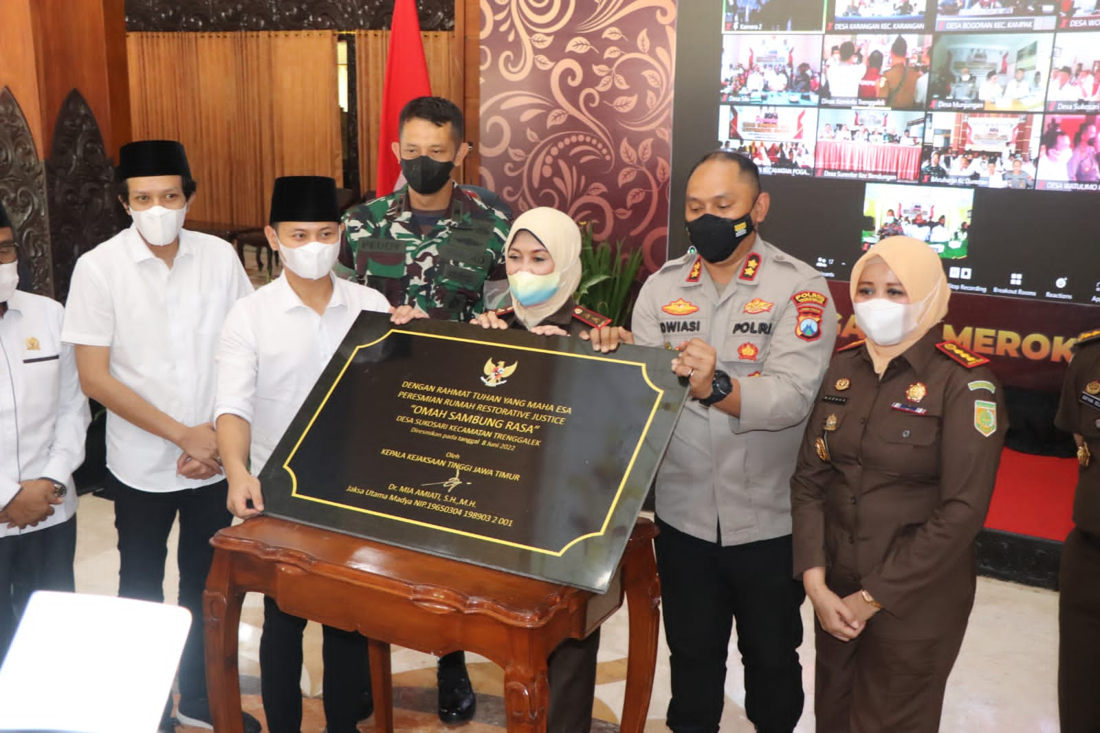 Kapolres Trenggalek Dukung Penuh Omah Sambung Rasa Restorative Justice