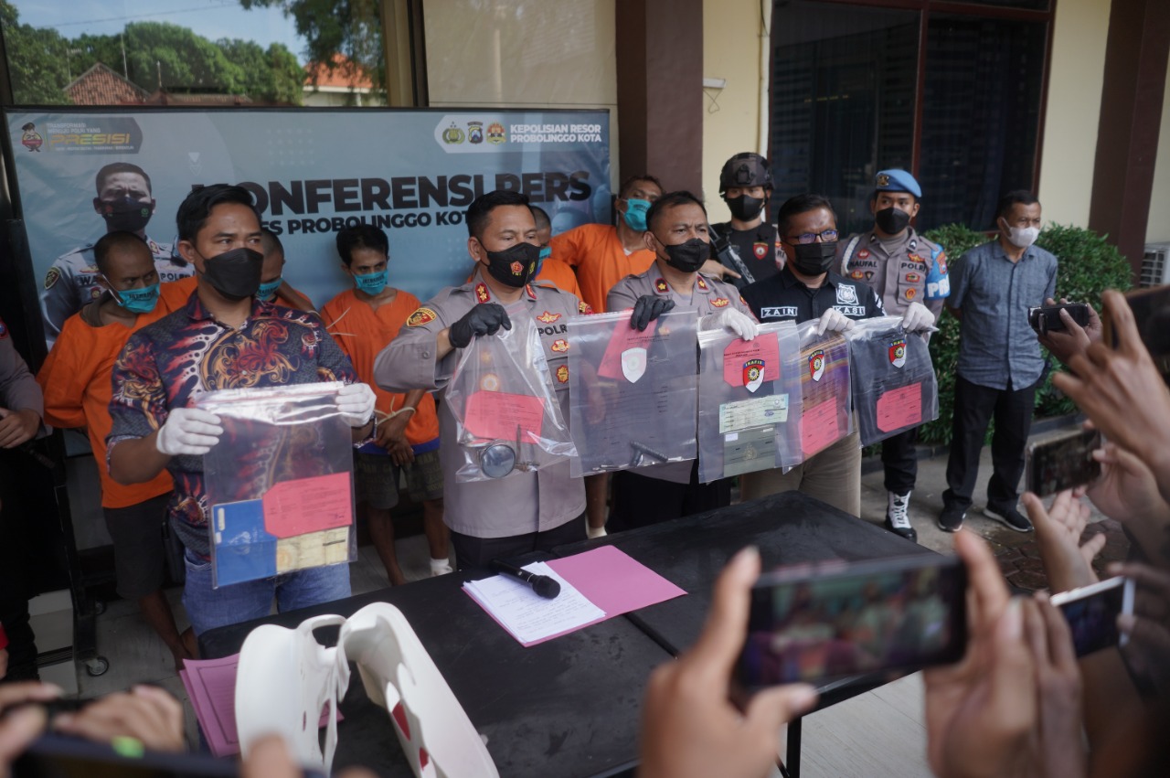 Polres Probolinggo Kota Berhasil Mengamankan Jaringan Curamor