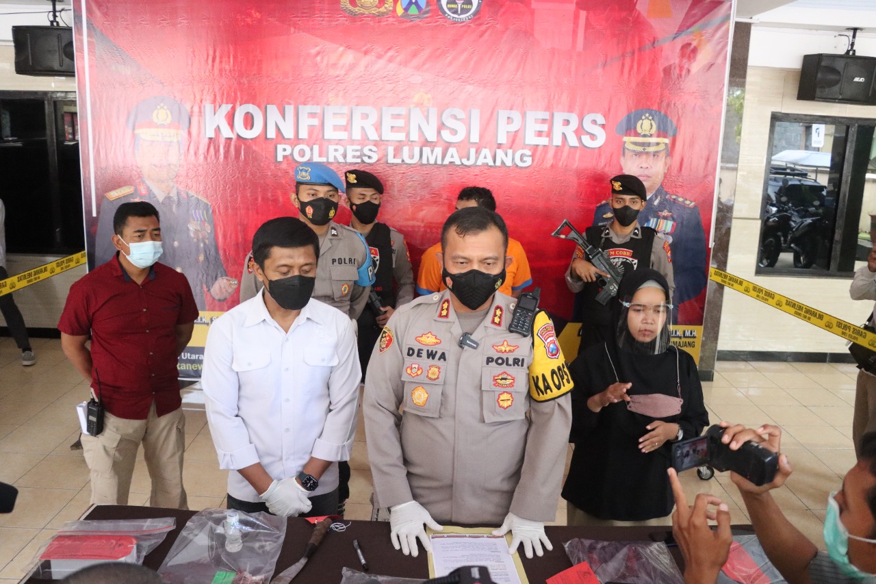 Polres Lumajang Berhasil Mengamankan Oknum Kades Pelaku Penganiayaan dan Perampasan