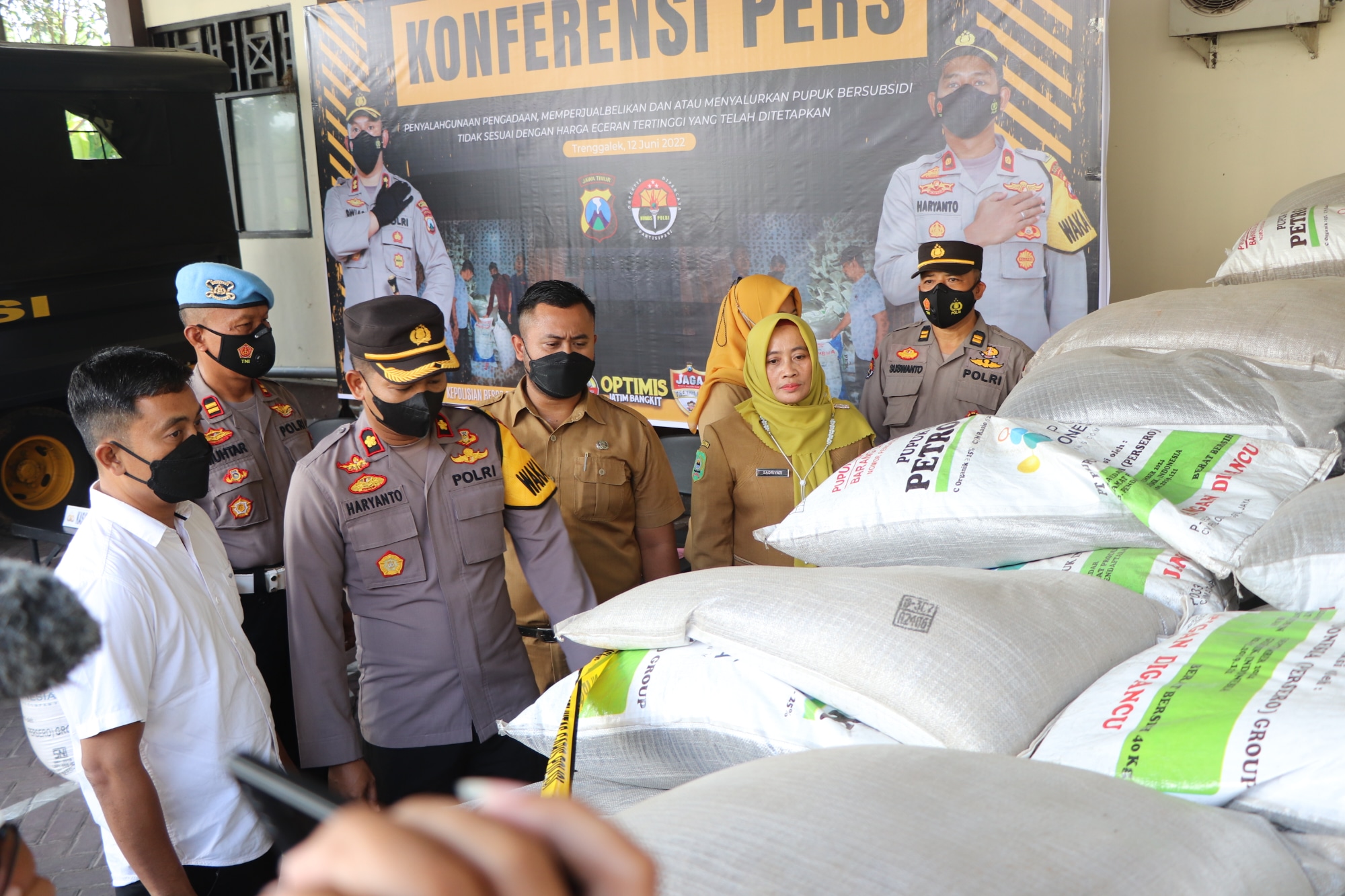 Polres Trenggalek Berhasil Mengungkap Kasus Mafia Pupuk Bersubsidi