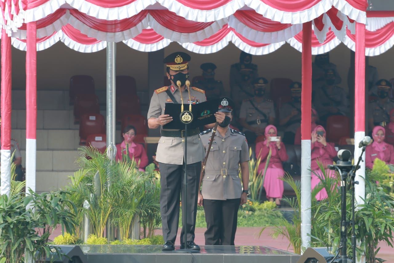 Kapolda Jatim Pimpin Upacara Pembukaan Diktuk Bintara Polri Gelombang ll