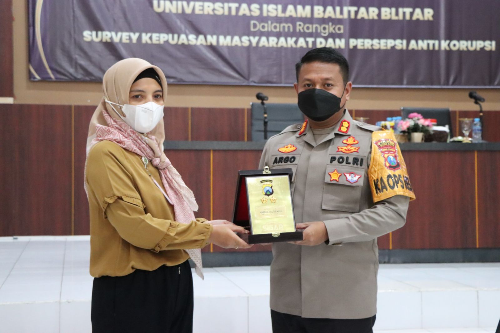 Gelar Pelatihan Pelayanan Publik, Polres Blitar Kota Tanda Tangani MOU Bersama Unisba