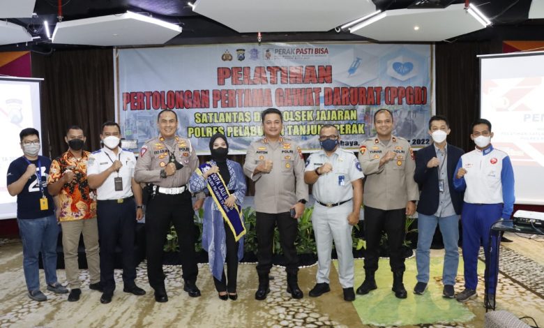 Polres Tg Perak Gelar PPGD; Turunkan Fatalitas Korban Kecelakaan Lalin