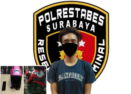 Ngaku Curi Motor di 6 TKP, Pria Asal Simokerto Ditangkap Polisi