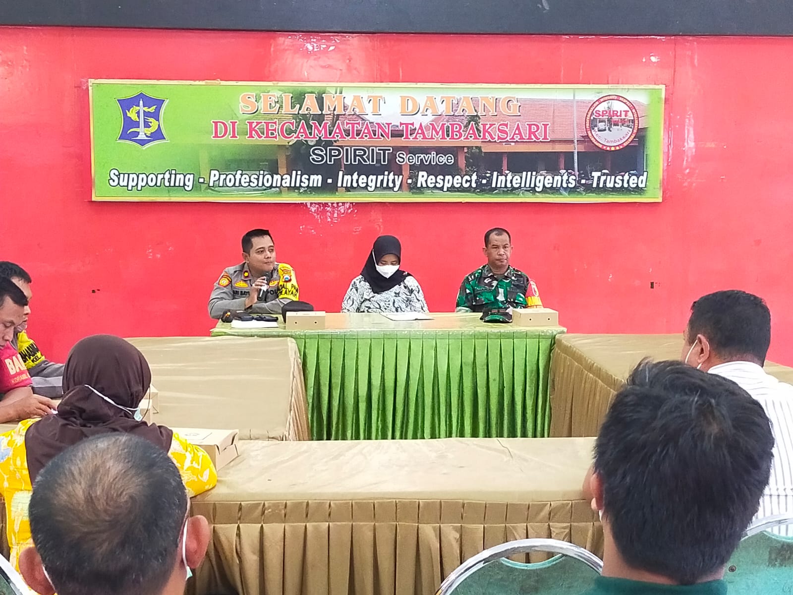 Tiga Pilar Tambaksari Gelar Rakor Harkamtibmas