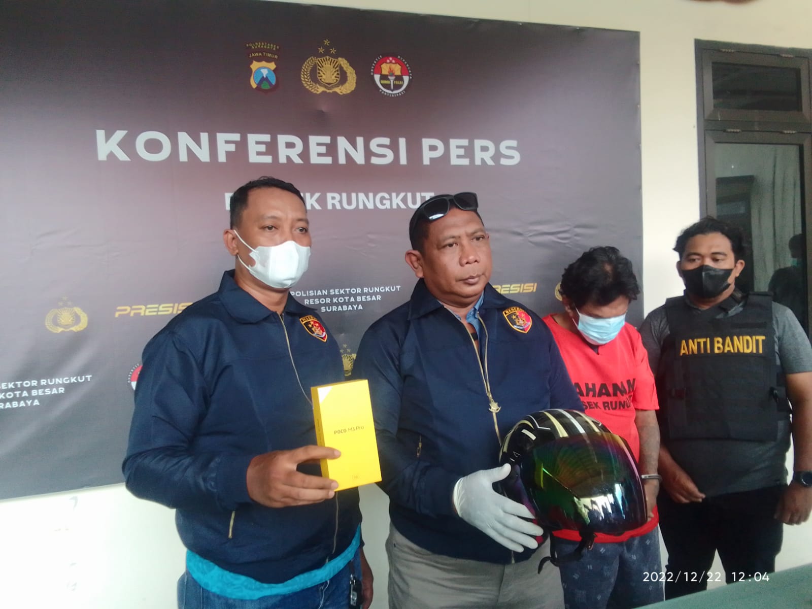 Pencuri HP di Rumah Kos Rungkut Kidul Ditangkap Polisi