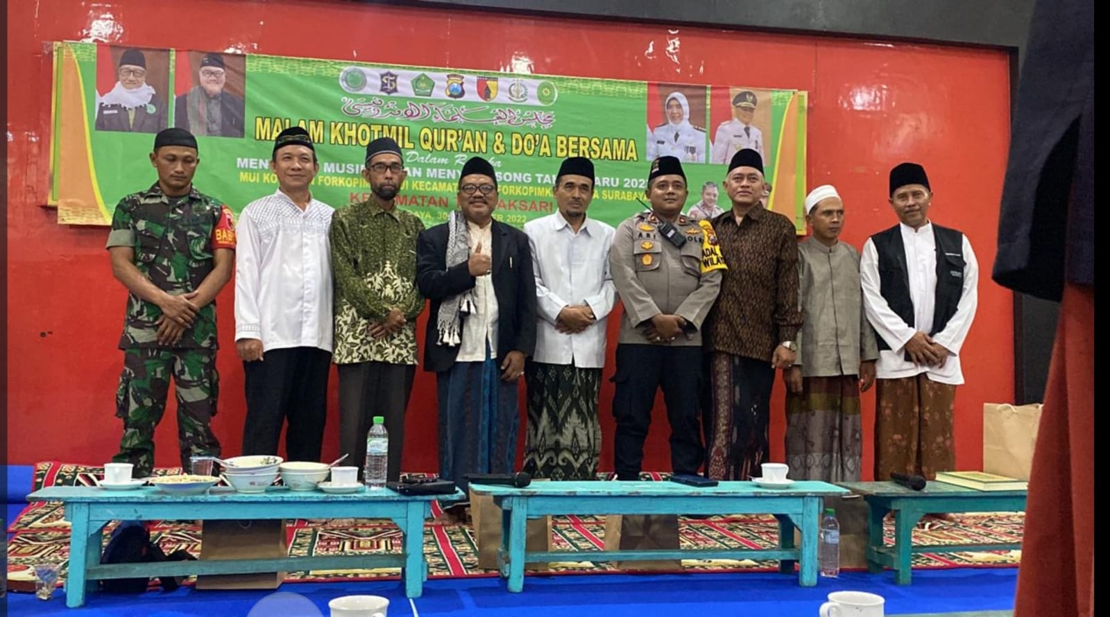 Polsek Tambaksari Bersama Tiga Pilar Gelar Khotmil Qur’an & Do’a Bersama