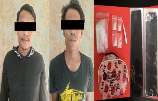 Grebek Tempat Kos, Satreskoba Polres Pelabuhan Tanjung Perak Tangkap 2 Orang Pengedar