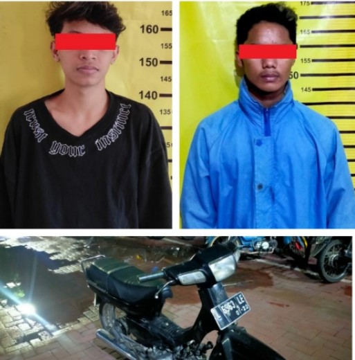 Curi Motor, Dua Remaja Asal Surabaya Ditangkap Polisi