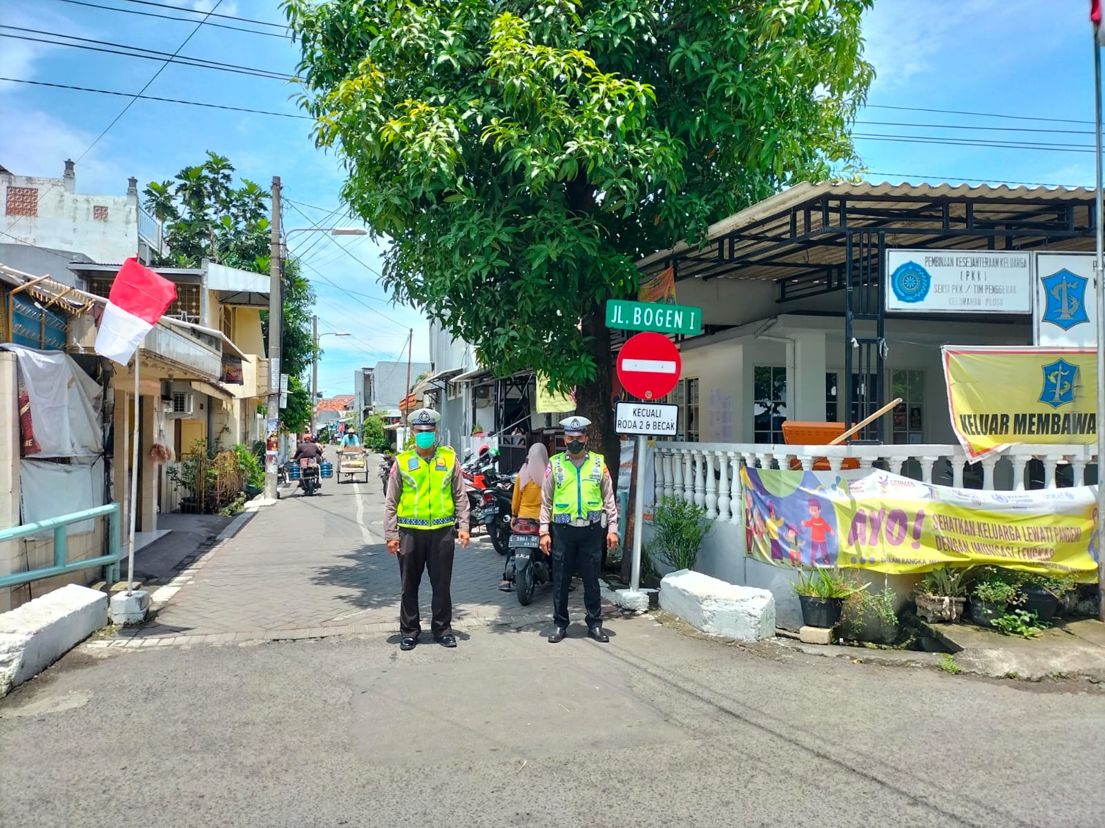 Polsek Tambaksari Rutin Gelar Patroli di Ploso