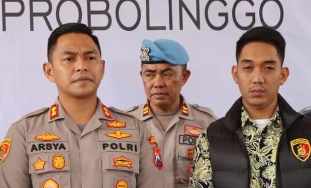 Di Alun-alun Probolinggo, Pelaku Curanmor Dilumpuhkan Dengan Stik Polri