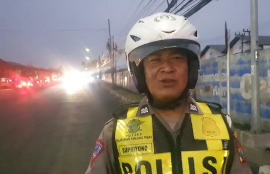 Lapor Lalin Sore di Kalianak, Timsus Silver Satlantas Polres Pelabuhan Tg Perak “Situasi Aman Komandan”