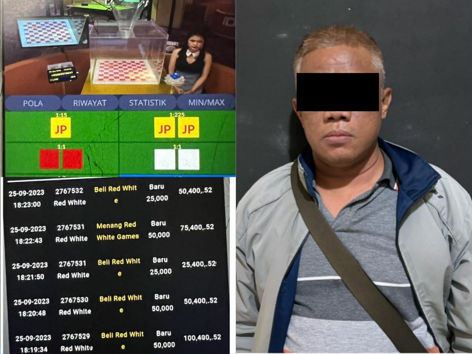 Main Judi Online di Warkop T, Warga Asal Sidoarjo Ditangkap Polisi