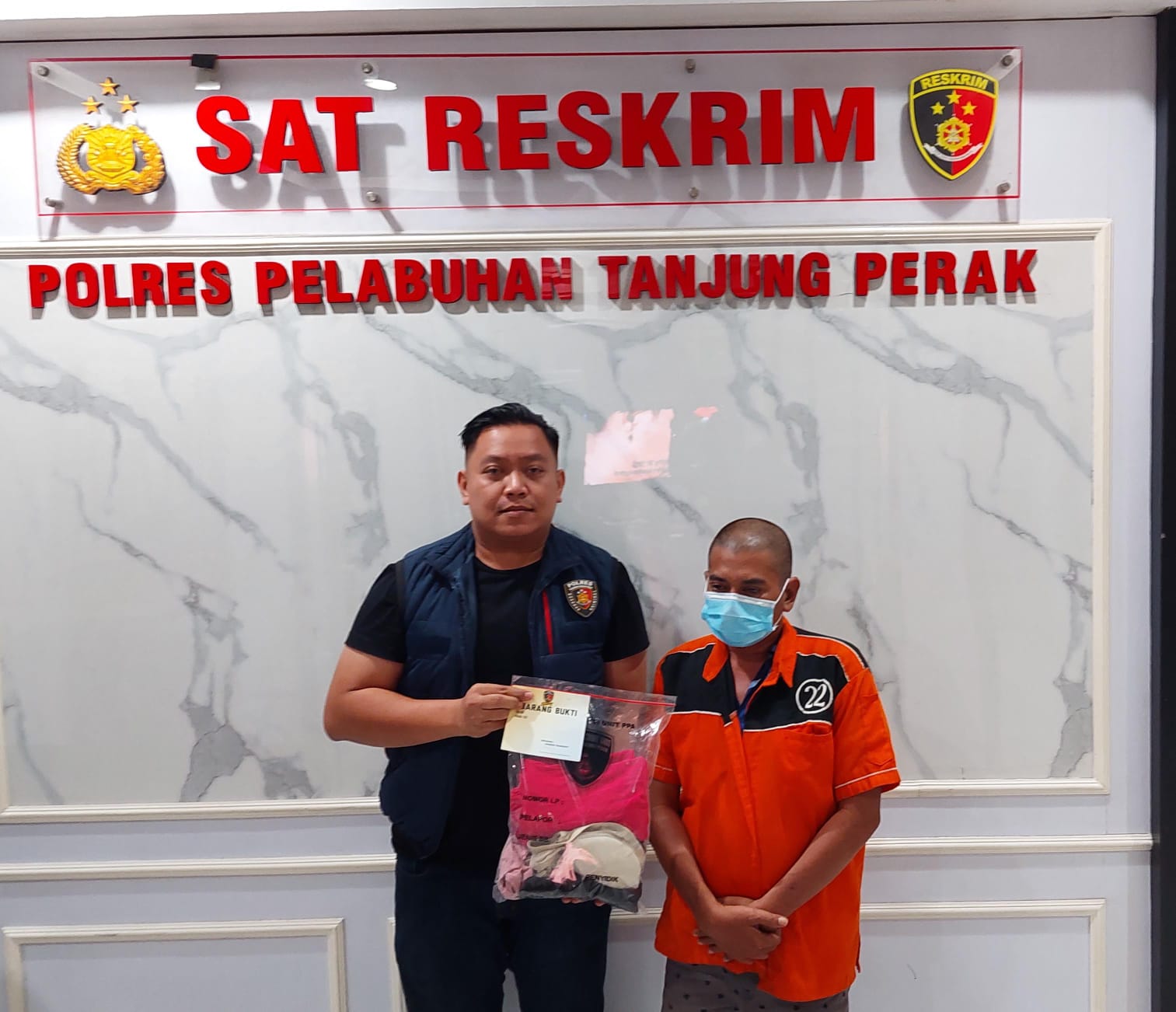 Sang Predator Anak Ditangkap Unit PPA Satreskrim Polres Pelabuhan Tanjung Perak